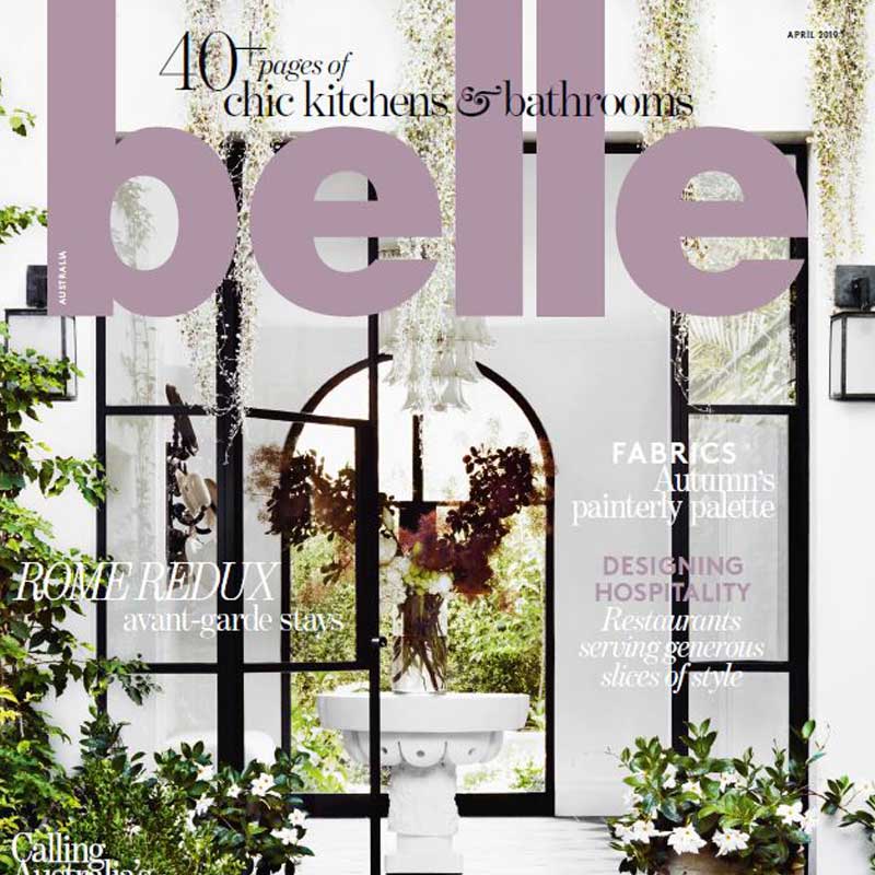 Featured in Belle Magazine - Reliance Design & Fabrication